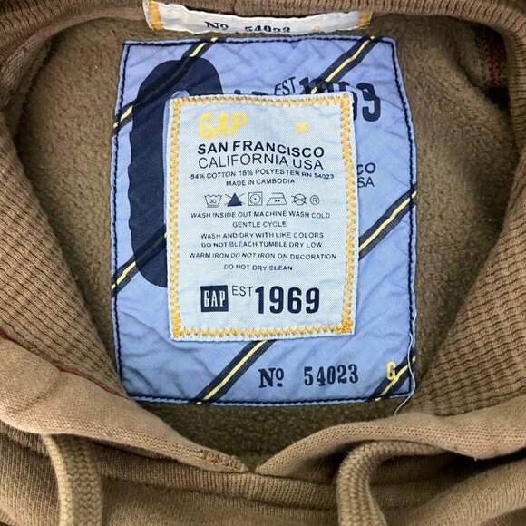 GAP EST 1969 No. 54023 Vintage Soft Hoodie Size M - Picture 4 of 5